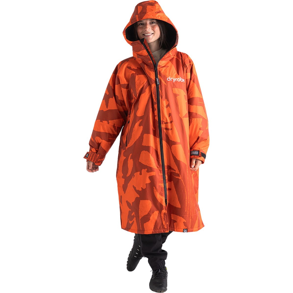 2026 Dryrobe Advance Long Sleeve Changing Robe DALSV3 - Mosaic Palm